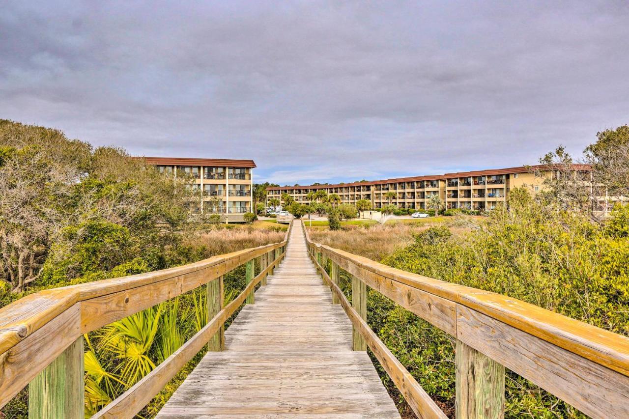 Hilton Head Ocean-View Villa Steps To Beach! 希爾頓黑德島 外观 照片