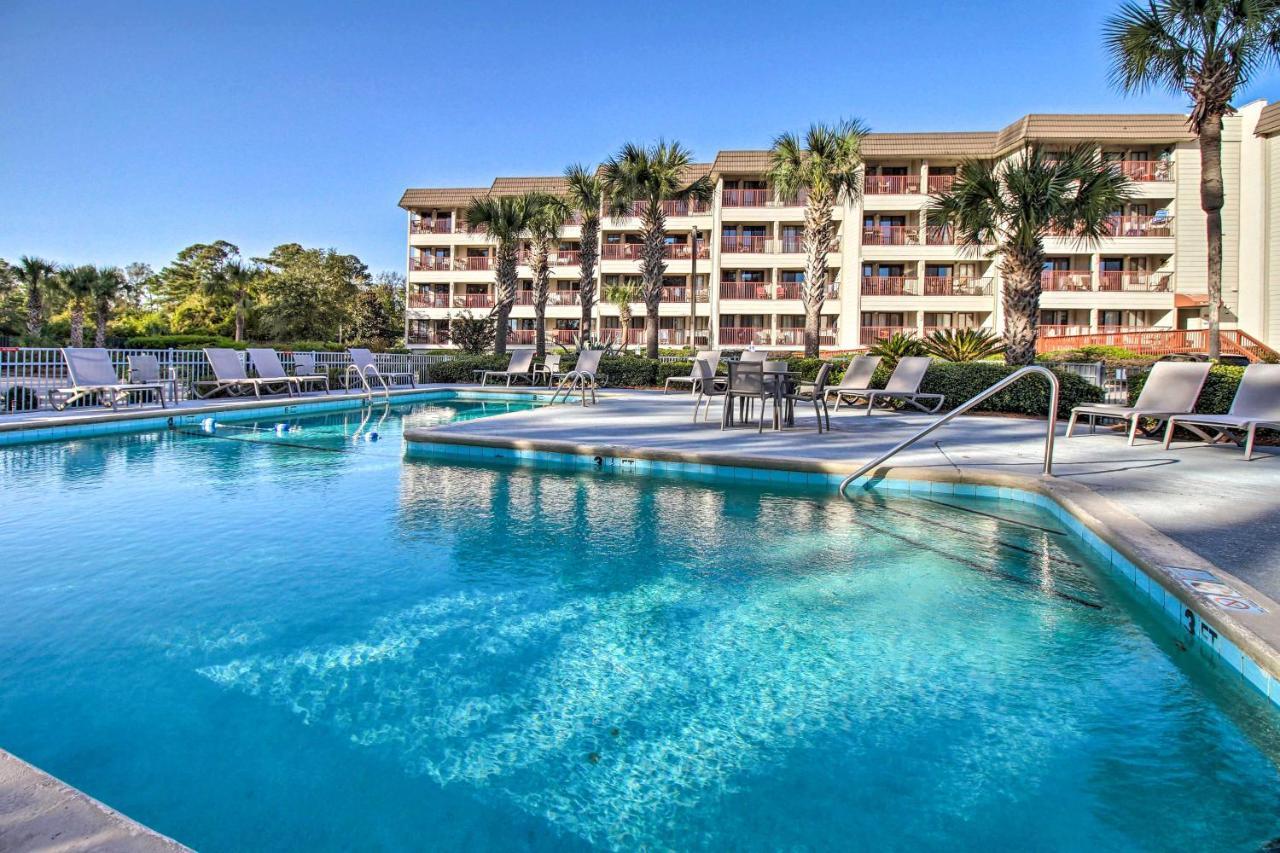 Hilton Head Ocean-View Villa Steps To Beach! 希爾頓黑德島 外观 照片
